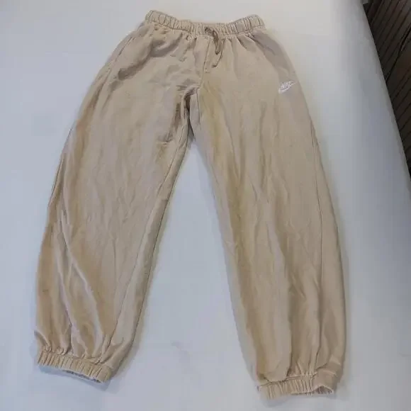 Nike Regular Fit High Rise Women's Size S (26×28) Tan Joggers Pants DQ5800-126 - Picture 1 of 16